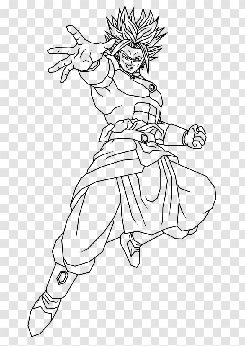 Vegeta Goku Gohan Trunks Majin Buu - Men Sketch Transparent PNG