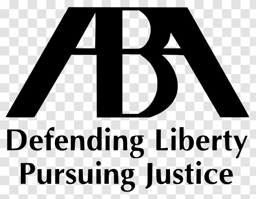 United States American Bar Association Lawyer Voluntary - Monochrome - Logo Transparent PNG