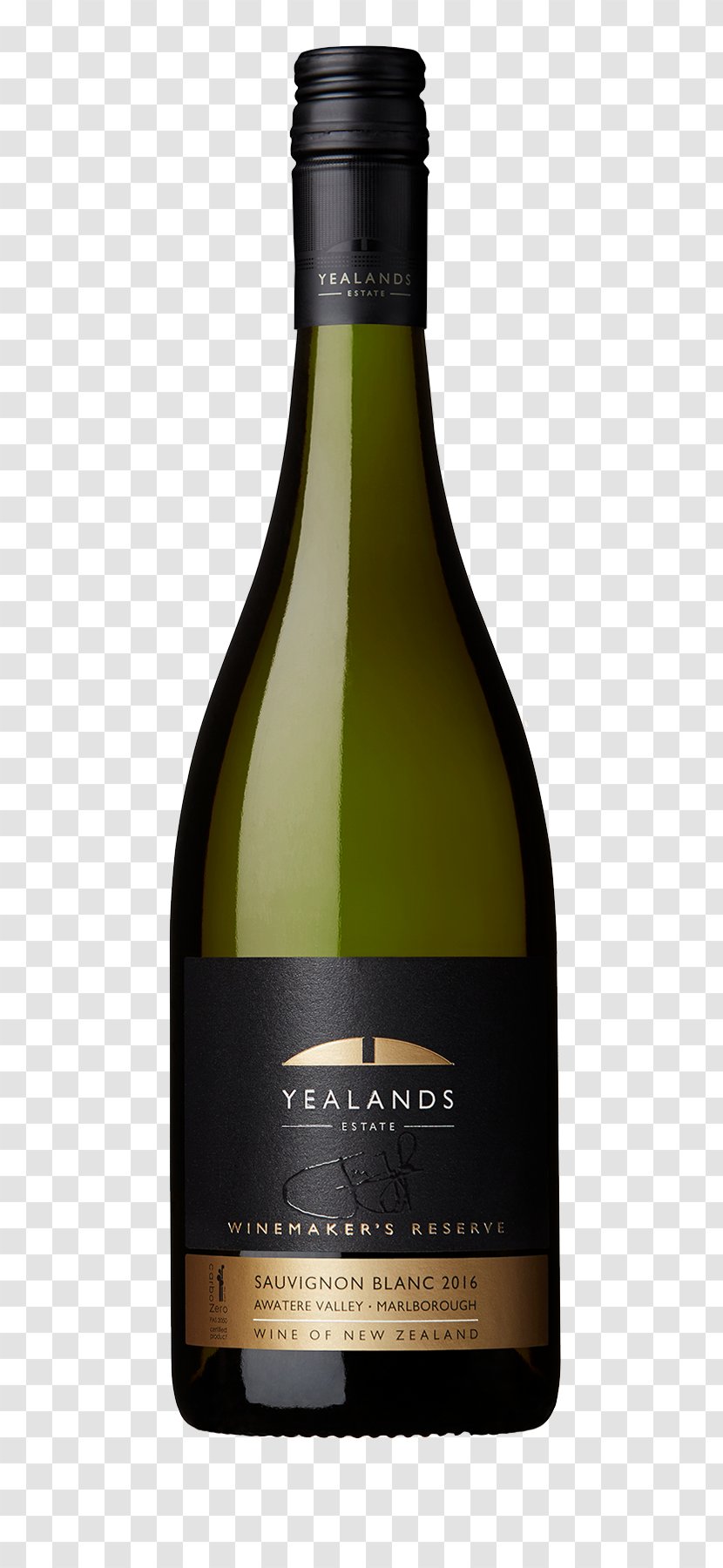 White Wine Sauvignon Blanc Yealands Estate Champagne - Liqueur Transparent PNG
