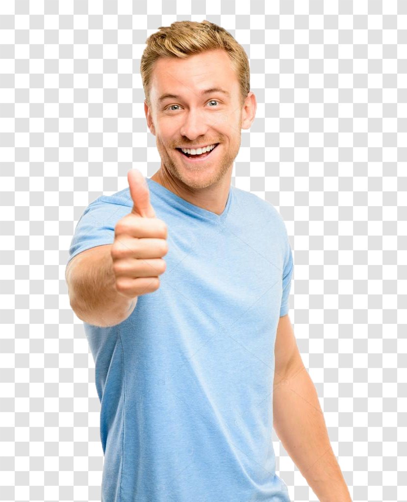 Thumb Signal Happiness Stock Photography World - Chin - Standing Transparent PNG