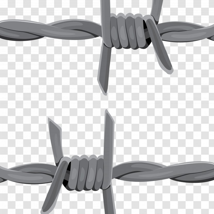 Barbed Wire Tape Clip Art - Barbwire Transparent PNG