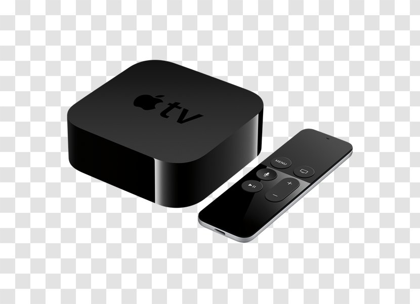 Apple TV (4th Generation) 4K Television Digital Media Player - Siri Remote - Tv Transparent PNG