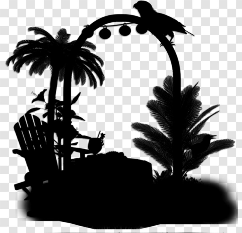 Palm Trees Silhouette - Arecales Transparent PNG