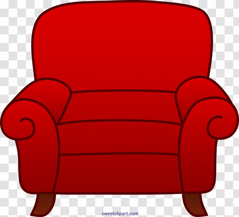 Chair Living Room Furniture Clip Art - Armchair Transparent PNG
