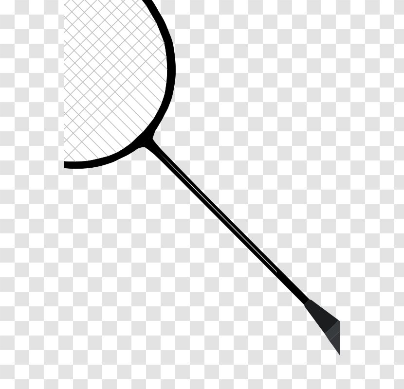 Badmintonracket Shuttlecock Clip Art - Strings - Vector Transparent PNG