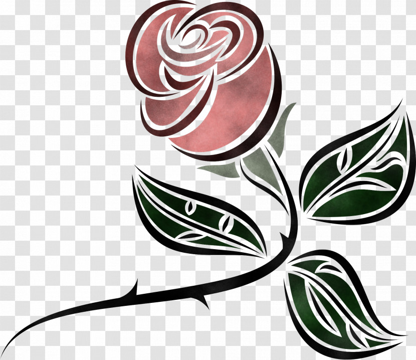Leaf Flower Logo Painting Silhouette Transparent PNG
