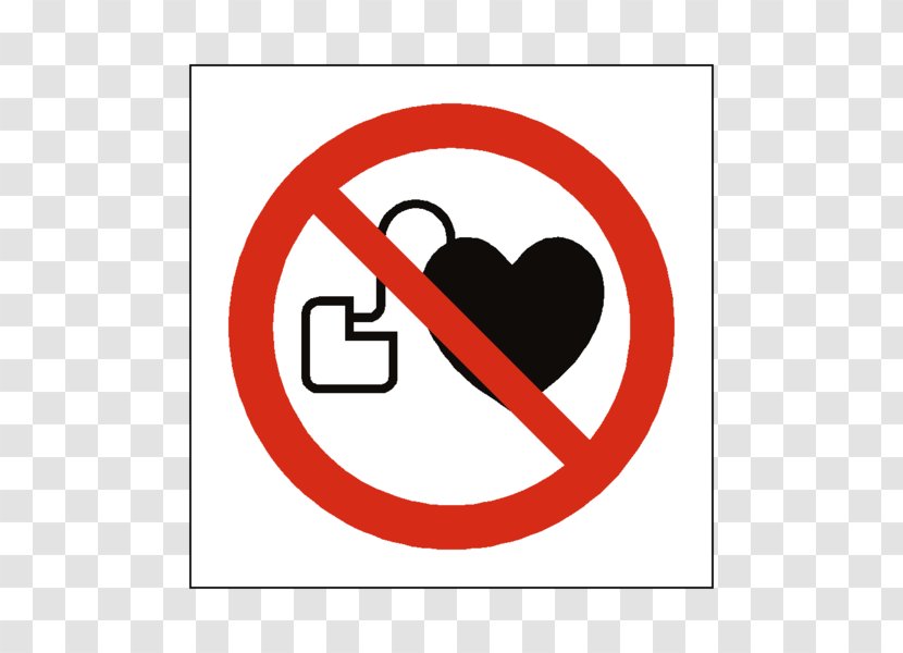 Artificial Cardiac Pacemaker Sign ISO 7010 Safety Symbol - Frame - Cartoon Transparent PNG
