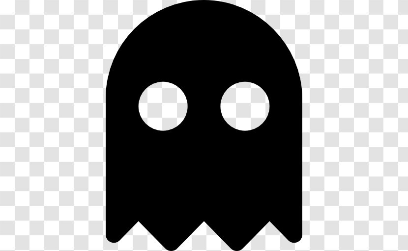 Pac-Man Ghosts - Black - Pac Man Transparent PNG