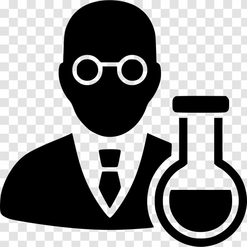 Chemistry Symbol - Black And White - Scientist Transparent PNG