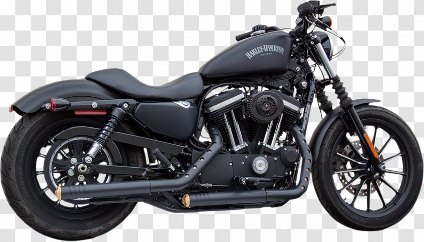 Exhaust System Harley-Davidson Sportster Motorcycle Muffler - Aftermarket Parts Transparent PNG