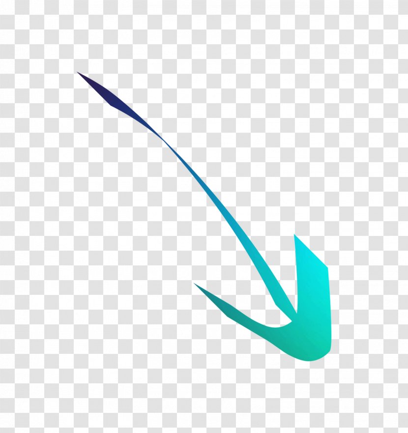 Angle Line Graphics Product Design Leaf - Turquoise Transparent PNG