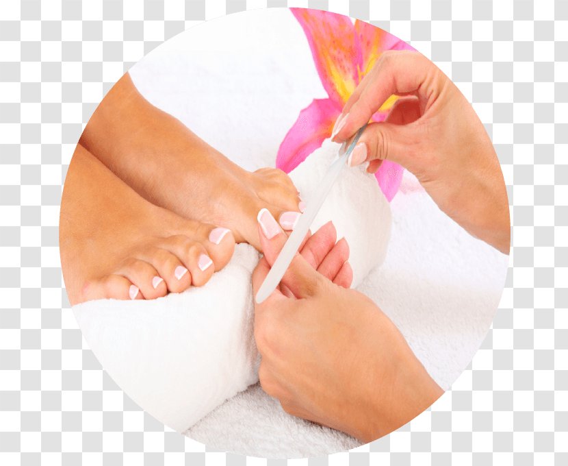Pedicure Beauty Parlour Manicure Nail Salon - Frame - Foot Massage Transparent PNG
