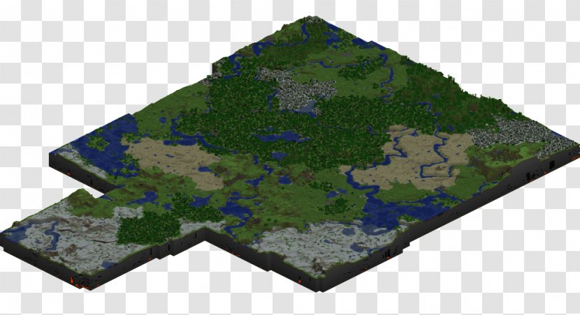 Minecraft Mods Biome Isometric Graphics In Video Games And Pixel Art - Forest - Seeds Transparent PNG