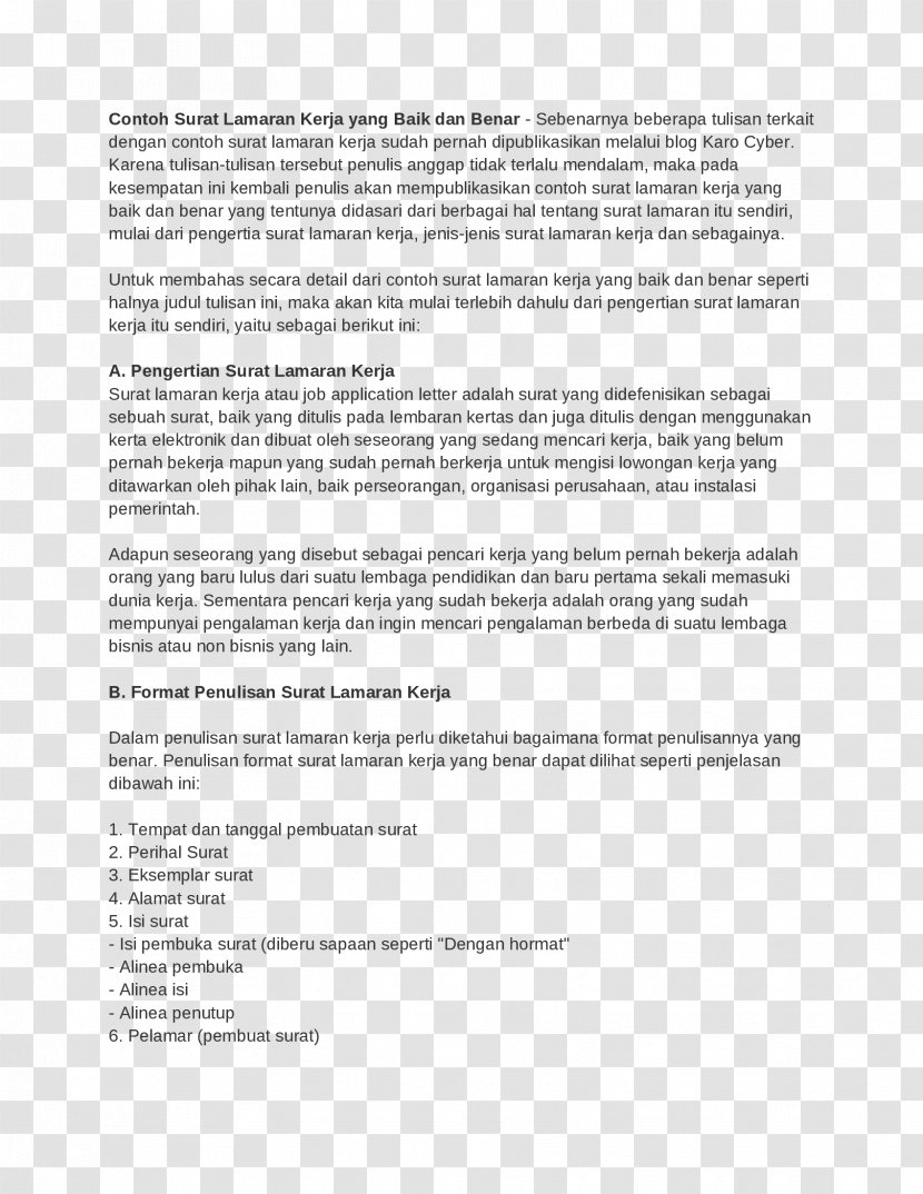 Cover Letter Résumé Document Writing - Receptionist - Benar Transparent PNG