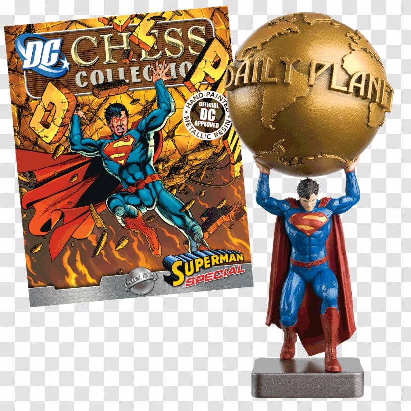 Superman Figurine Kara Zor-El Daily Planet Krypton - Bat Signal Black And White Transparent PNG