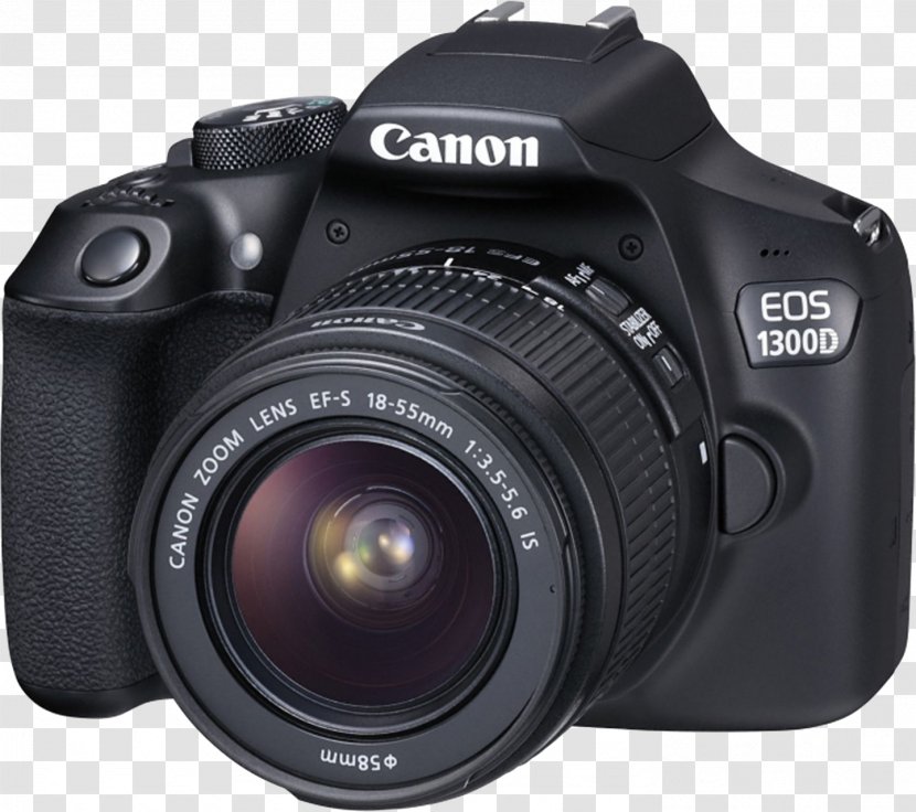 Canon EF-S 18–55mm Lens EF 75–300mm Digital SLR Camera - Flash Photography Transparent PNG