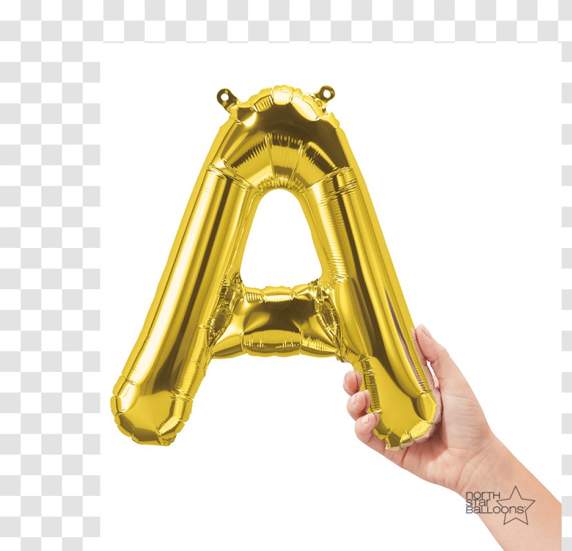 Mylar Balloon Gold Party Letter Transparent PNG