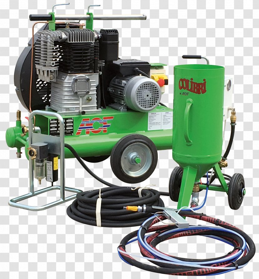 Abrasive Blasting Sodablasting Pressure Compressor Air - Motor Vehicle - Colibri Transparent PNG