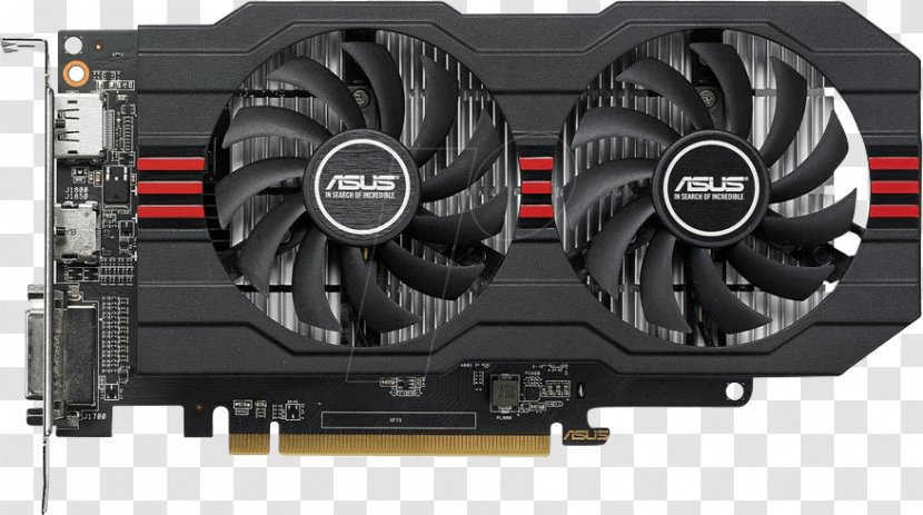 Graphics Cards & Video Adapters AMD Radeon RX 560 ASUS Dual GeForce GTX 1050 2GB GDDR5 Digital Visual Interface - Card - Technology Transparent PNG