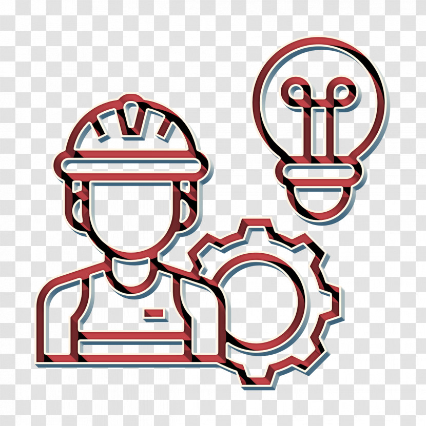 Worker Icon Engineering Icon Idea Icon Transparent PNG