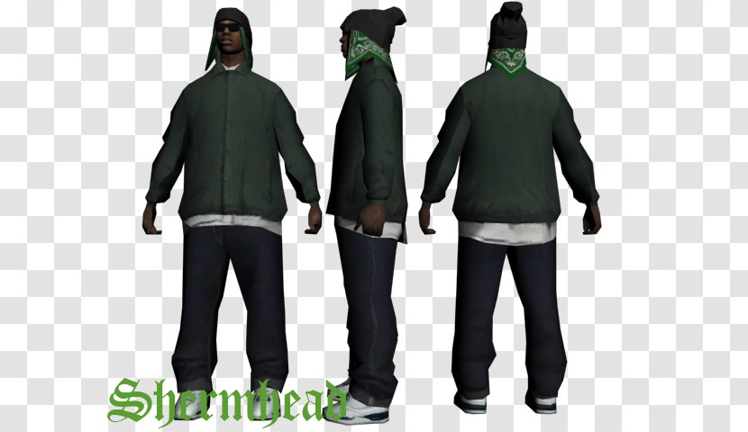 Grand Theft Auto: San Andreas Multiplayer B Dup Ballas Character - Los Santos - Gta Skin Mods Transparent PNG