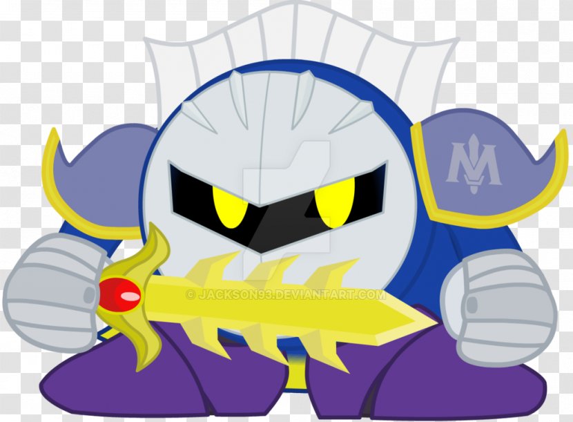 Meta Knight Kirby Battle Royale King Dedede Clip Art - Yellow Transparent PNG