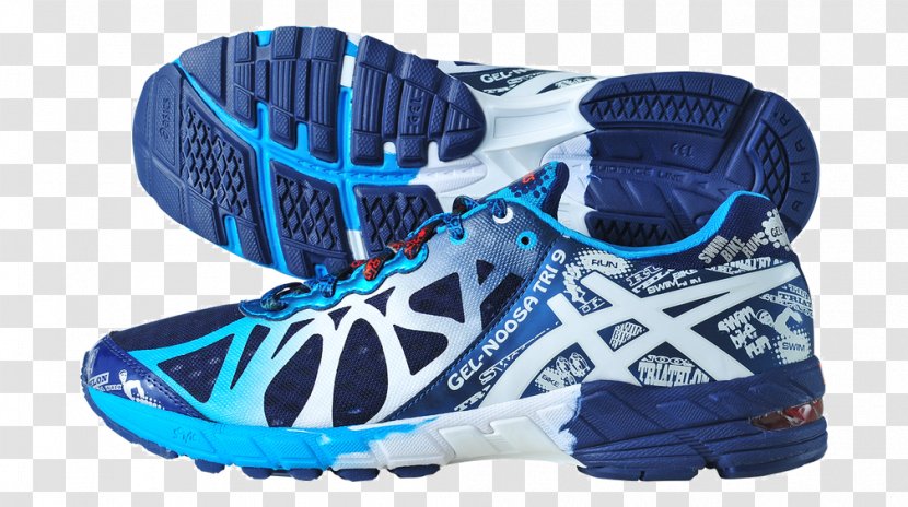 Sports Shoes ASICS Nike Blue - Sportswear Transparent PNG