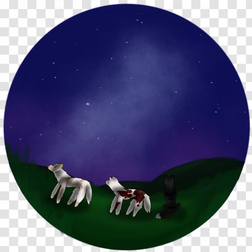 Purple Violet Desktop Wallpaper Christmas Ornament Character - Night Sky Transparent PNG