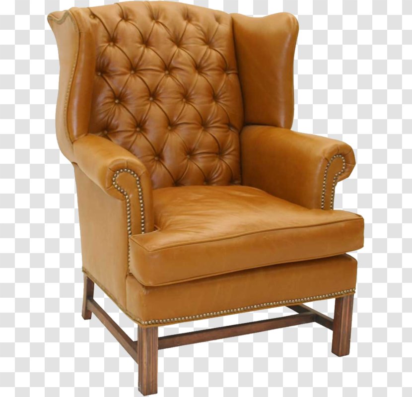 Table Wing Chair Couch - Wood Transparent PNG