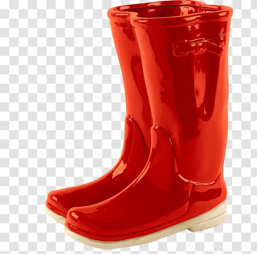 Wellington Boot Shoe Fashion Accessory - Outdoor - Big Red Boots Transparent PNG