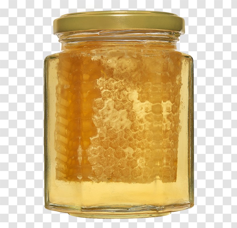 Honeycomb Food Jar Jam - Ingredient - Honey Transparent PNG