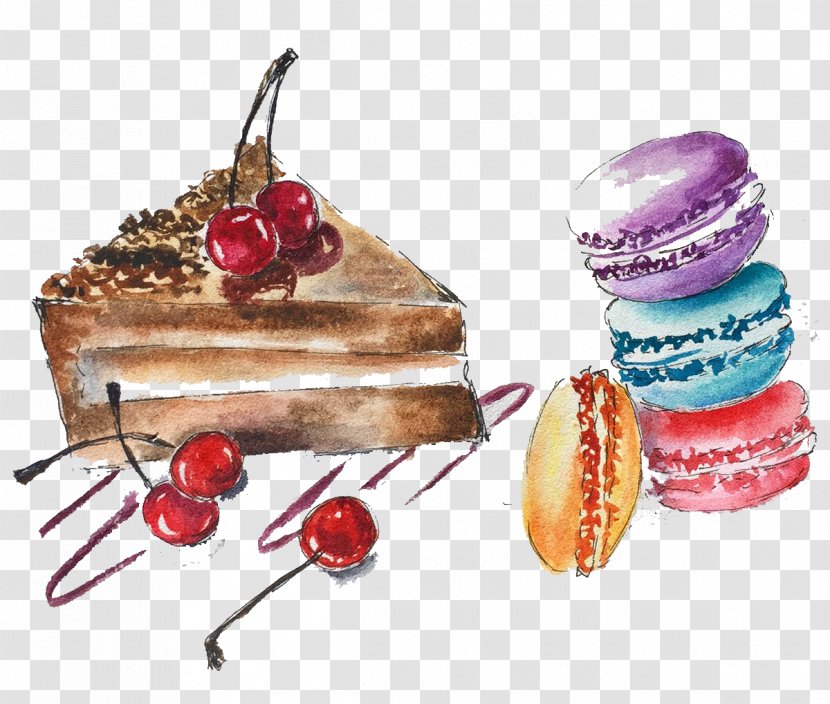 Shortcake Fruitcake Cream Cookie - Cake - Hand-painted Fruit Cookies Transparent PNG