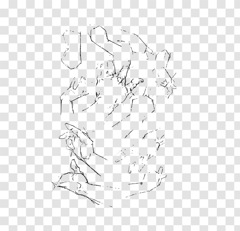 Constructive Anatomy Hand Drawing Sketch - Figure Transparent PNG