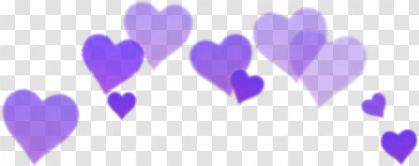 Clip Art Image Heart Editing - Cartoon - Purple Love Transparent PNG