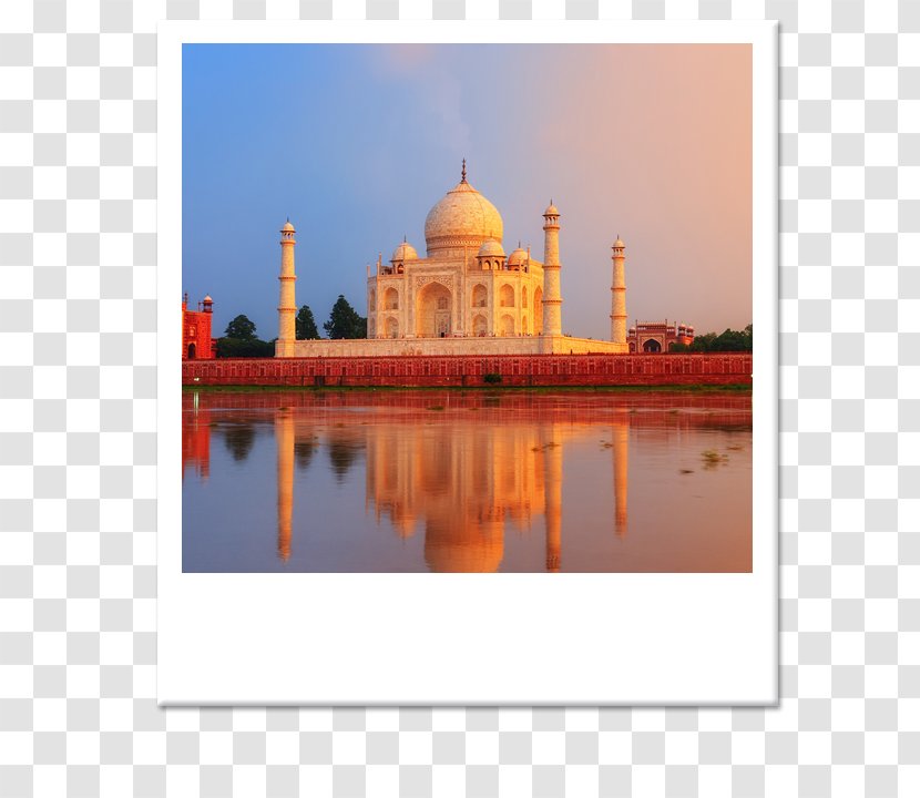 Taj Mahal Jaipur Package Tour Amer Fort Delhi - Reflection Transparent PNG