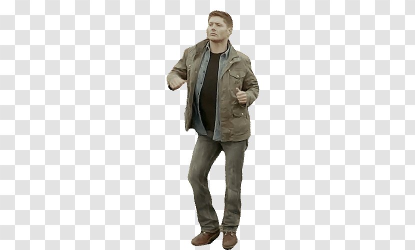 Dean Winchester Sam Castiel Dance - Outerwear Transparent PNG
