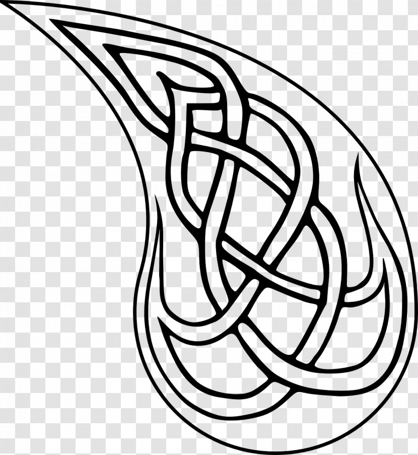 Celtic Knot Celts Triquetra Clip Art - White Transparent PNG