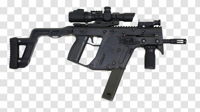 KRISS Vector Submachine Gun Picatinny Rail Weapon Firearm - Cartoon - Sniper Elite Transparent PNG