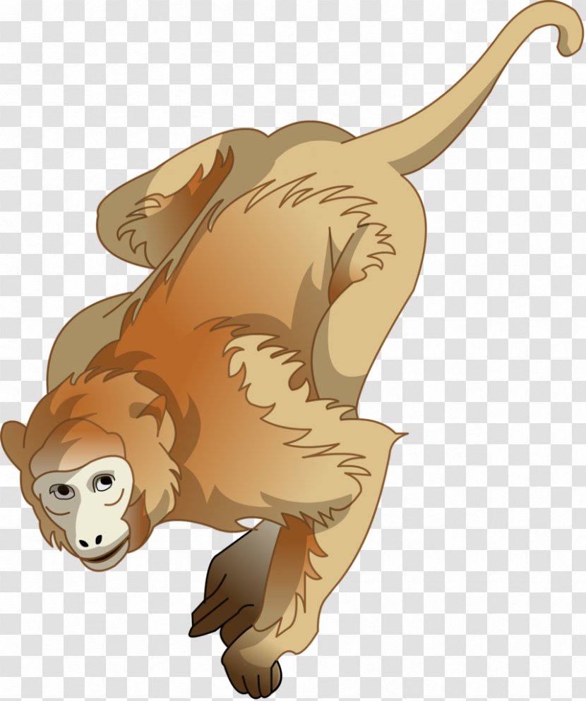 Lion Macaque Primate Monkey Illustration - Fictional Character - Cartoon Transparent PNG