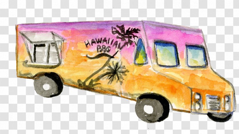 Hawaiian Bbq-Food Truck Cuisine Of Hawaii Biryani - Motor Vehicle Transparent PNG