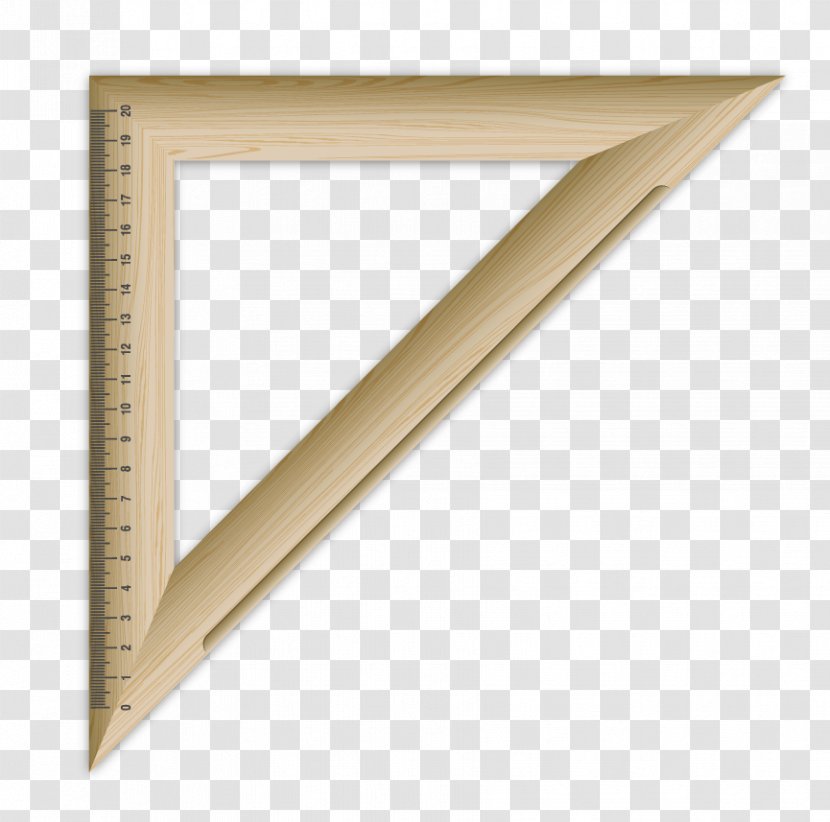 Ruler Drawing Line Clip Art - Triangle Transparent PNG