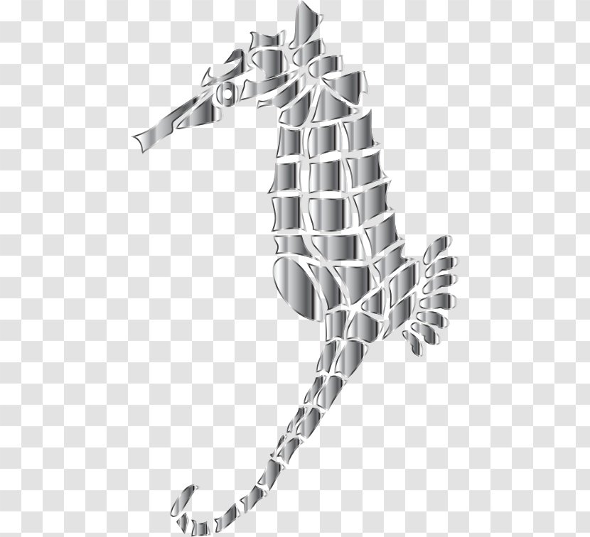 Silhouette White's Seahorse Clip Art Transparent PNG