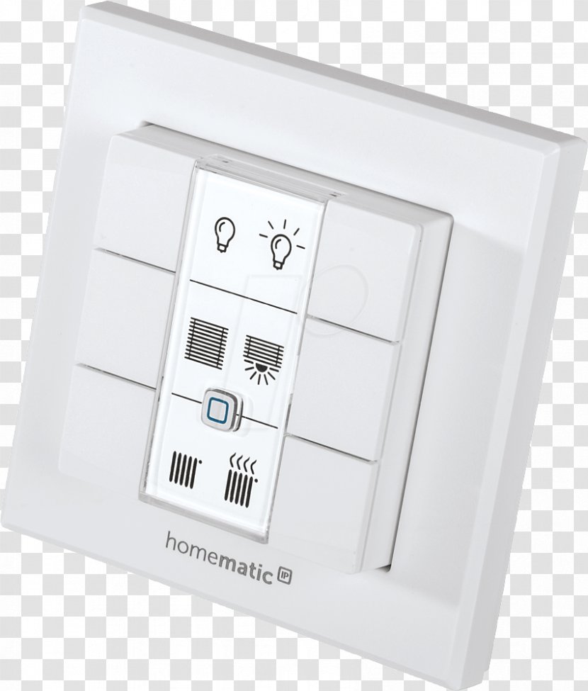 Homematic IP Wireless Wall-mounted Switch HmIP-WRC6 Electrical Switches Remote Controls Push-button Address - Ip - Homematic-ip Transparent PNG