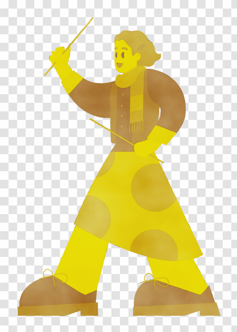 Costume Joint Yellow Headgear Biology Transparent PNG