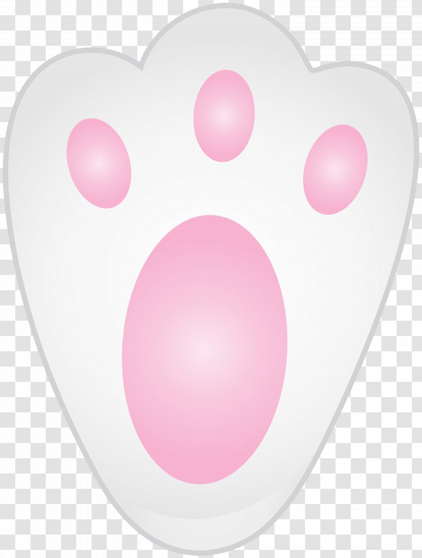 Pink M Balloon RTV - Heart - Transparent Background Paw Clipart Transparent PNG
