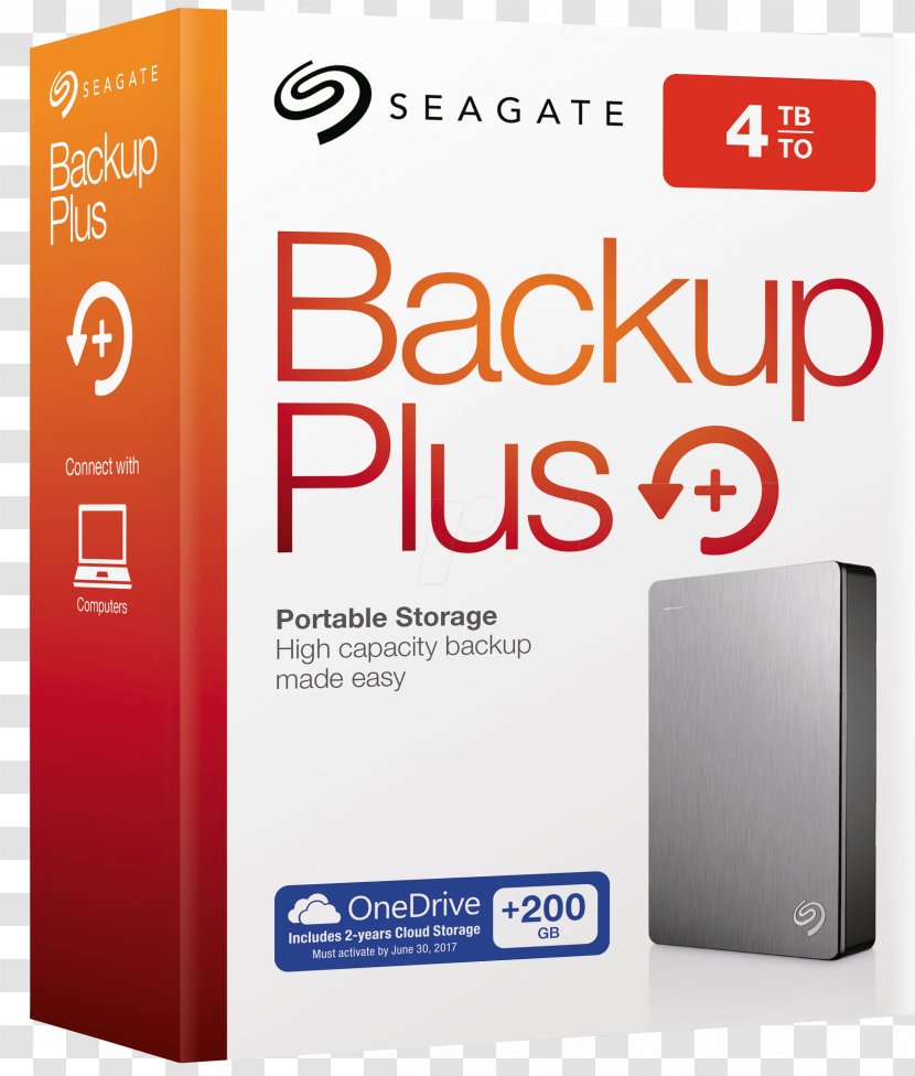 Seagate Backup Plus Portable Slim Hard Drives Disco Duro Portátil Terabyte - Multimedia - Hub Transparent PNG