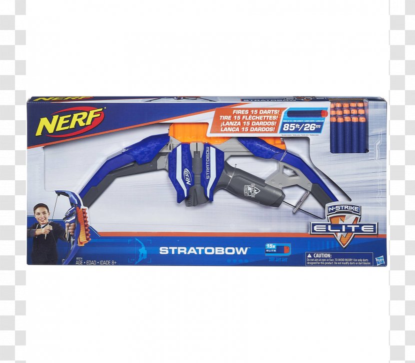 Nerf N-Strike Elite NERF StratoBow Toy - Nstrike Modulus Ecs10 Blaster Transparent PNG