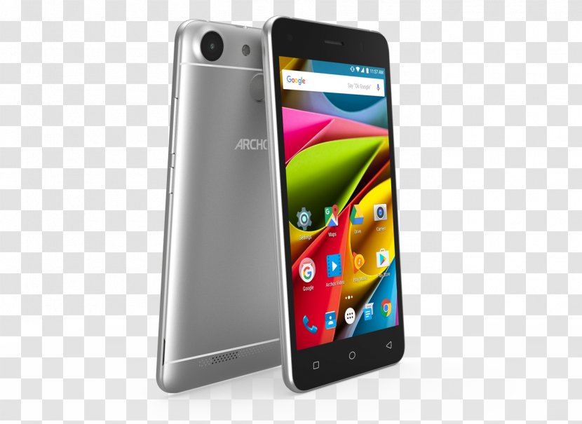 Android Nougat Smartphone Archos Dual SIM - Cobalt Transparent PNG
