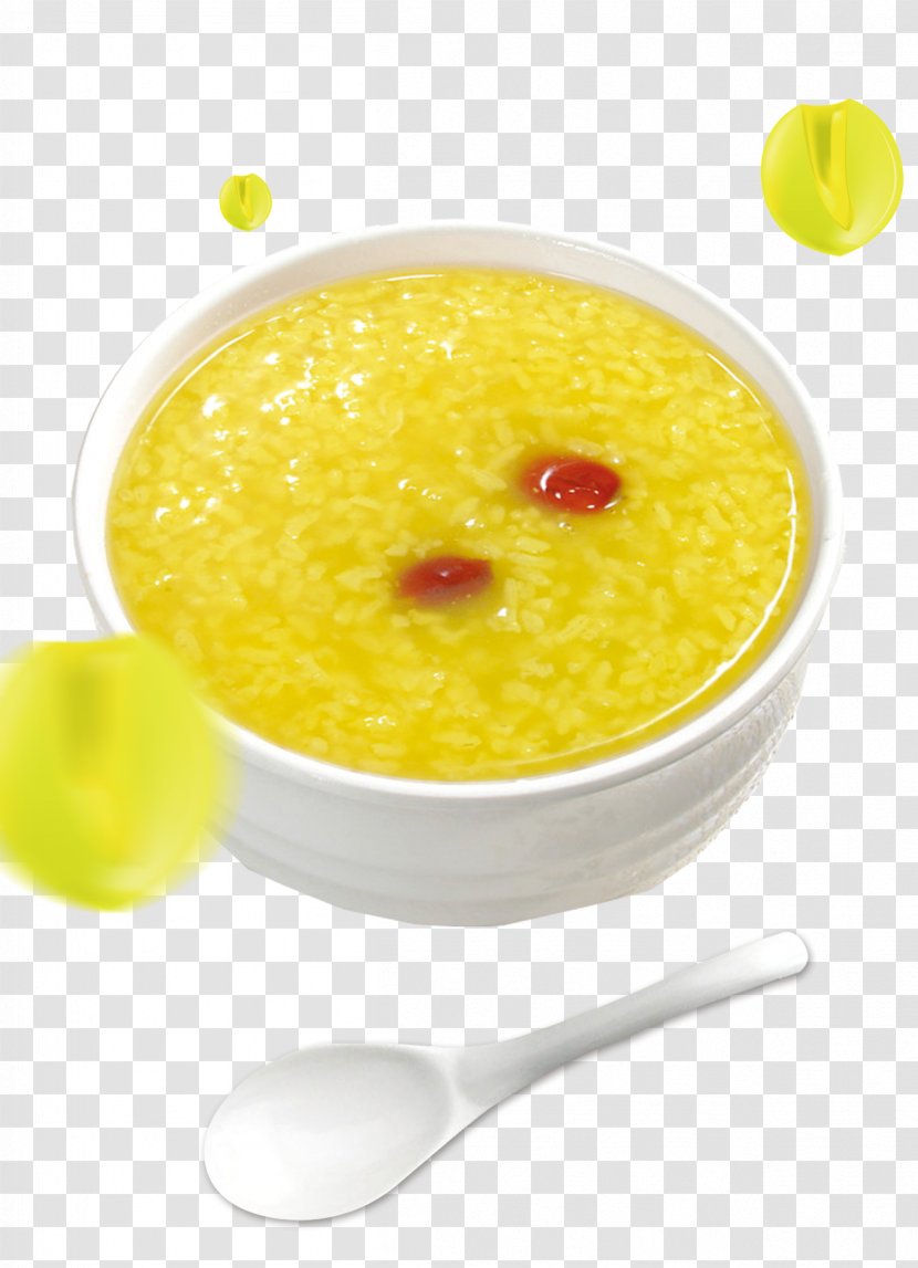 Congee Jujube Rice Foxtail Millet - Food - Yellow Transparent PNG