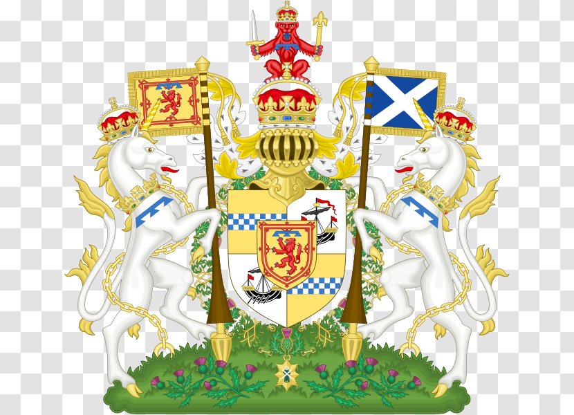 Kingdom Of Scotland Royal Coat Arms The United Union Crowns - National Symbols - Unicorn Transparent PNG